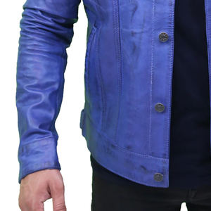 Venta al por mayor personalizada estilo Varsity chaqueta de cuero genuino para los hombres XL tamaño de alta calidad abrigo de invierno hecho en Pakistán de moda - Product Image 6