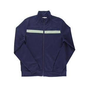 Veste de survêtement Fila pour homme Panello bleu marine/vert zippée réversible style luxe imperméable climatisée XS uni teint - Product Image 1