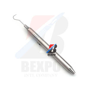 Instrument scalaire dentaire à une extrémité Explorer #8 Source d'alimentation manuelle Outil en acier pour nettoyer et remplir les dents - Product Image 6