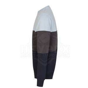 Vente en gros de sweats en coton pour hommes sweat-shirt à col ras du cou et à manches longues broderie personnalisée sweat-shirt d'hiver à motif uni pour hommes - Product Image 2