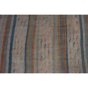 Vintage Rug, 2.4x11.2 ft Runner Rug, <b>Brown</b> Floral <b>Wool</b> Turkish Rug - Product Image 4