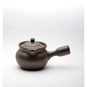 Théière en poterie fabriquée au japon par un artisan japonais Type de théière Shikou Kyusu - Product Image 1