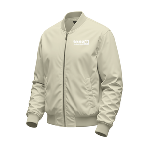 Polyester Cotton Urban Bomber <b>Jacket</b> Lightweight Rib Knit Elastic Cuff Wholesale Custom Logo OEM Manufacturer Supplier - Product Image 2