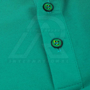 Personnalisé 100% coton pour polos pour hommes Tissu tricoté à motif solide avec logo personnalisé Dernière conception Vêtements décontractés - Product Image 4