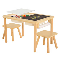 Ensemble Table et Chaises d'Étude Modernes en Bois pour Enfants, Vente en Gros, Durable, Écologique, Fabriqué au Vietnam - 1/2/4 Chaises