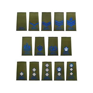 Insignia de Hombro de la Marina Real, Insignia de Teniente Comandante, Encaje Bordado, Tela de Lona, Insignia de Hombro Cosida, Más Vendida - Product Image 1