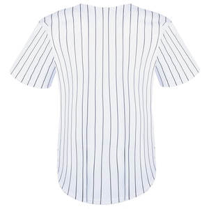 Vente en gros de chemises de baseball à col en V, sublimation, unies, vierges, pour adultes, boutons, uniforme de baseball, séchage rapide, maillot de baseball, logo brodé personnalisé - Product Image 2