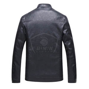 Chaqueta de Cuero para Hombre a Bajo Precio, Talla Personalizada Disponible, Chaqueta de Cuero Genuino de Moda Informal Hecha en Pakistán - Product Image 2