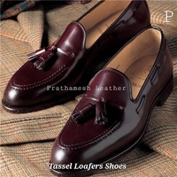 Mocassins en cuir à coupe confortable Chaussures antidérapantes à la mode pour une tenue de bureau confortable Parfait pour un usage quotidien Chaussures de qualité supérieure
