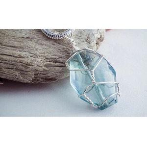 Export Quality Natural <b>Crystal</b> Wire Wrapped <b>Pendant</b> Necklace for Energy Healing, Chakra Balancing & Gift Use Available for Sale - Product Image 3