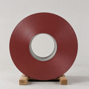 Bobine d'acier Alu-<span class=keywords><strong>Zinc</strong></span> prélaquée SMP RAL 3009 Rouge Oxyde, moderne, pour toiture et <span class=keywords><strong>gouttière</strong></span> - Product Image 1