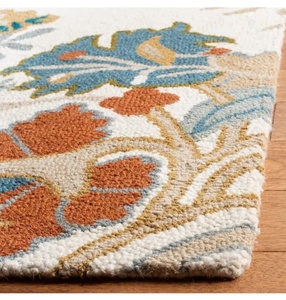 Tapis en laine au design moderne Grand tapis rectangulaire de couleur unie pour tapis de chambre d'enfants - Product Image 3