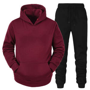 Venta al por mayor de los hombres de alta calidad Slim Jogging Training Wear personalizado chándal con diseño de patrón sólido - Product Image 4