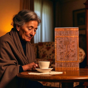 AYAANS-Urna de cremación cilíndrica de madera hecha a mano, contenedor de cenizas de madera maciza natural, urna funeraria para adultos - Product Image 4