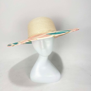 ชุดกระเป๋าผ้าใบสำหรับผู้หญิงกระเป๋าชายหาดลายดอกไม้พร้อมหมวกและกระเป๋าซิปสามารถปรับแต่งได้ - Product Image 4