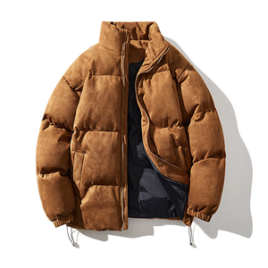 Chaquetas para Hombre 2025, Chaqueta Acolchada Personalizada de Microfibra y Gamuza, Chaqueta de Moda para Hombre, Chaqueta de Plumón Gruesa para Hombre - Product Image 2