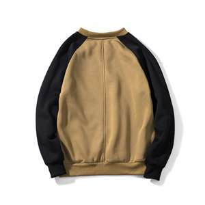 <b>Mens</b> French Terry <b>Hoodies</b> Sweatshirt Custom Logo Embroidery Blank Cotton Unisex Oversized Crew Neck Crewneck Sweatshirt <b>Men</b> - Product Image 6