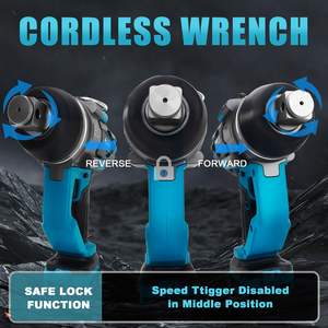 Clé à chocs sans fil haute performance 1 pouce 2250FT-LBS, visseuse à chocs électrique sans balais pour voiture, camion, tondeuse, batterie lithium 220V - Product Image 5