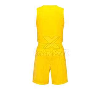 Conjunto de uniforme de baloncesto transpirable con cintura elástica y detalles de costuras reforzadas Uniforme de baloncesto - Product Image 2