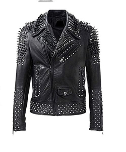 Chaqueta de Cuero para Motocicleta de Primera Calidad para Fiestas, Chaqueta de Cuero Personalizada para Hombre, Hecha en Pakistán - Product Image 4