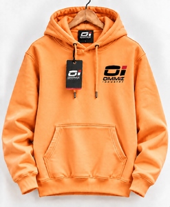 Wholesale Direct OMMIZ INDUSTRY New Design Custom Stitched <b>yellow</b> Fade Fashion Pullover Sweatshirt <b>Hoodie</b> - Product Image 2