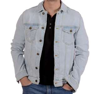 Veste chaude d'hiver de haute qualité pour hommes veste en jean mince classique à la mode veste en jean Hip Hop décontractée pour vêtements pour hommes - Product Image 1