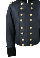 Vestes de reconstitution américaines en laine pour reconstituteurs historiques, uniforme de soldat du corps civil de Richmond