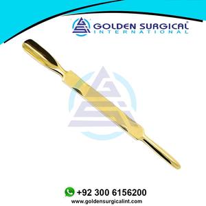 Empujador de Cutículas de Acero Inoxidable con Recubrimiento Dorado, Precio Económico, Doble Punta - Product Image 3