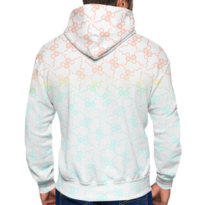 Sudadera con capucha con cremallera OEM 2025 con logotipo personalizado, sudadera Unisex de alta calidad, costura por sublimación para hombre para invierno - Product Image 4