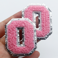 Patchs à paillettes personnalisés par le fabricant, à thermocoller, logo d'équipe de football, patch brodé à paillettes, patch en chenille