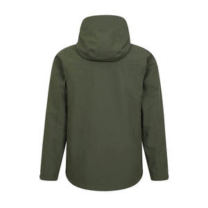 Chaqueta de lluvia de manga completa para exteriores a prueba de agua elegante de secado rápido con capucha y cremallera cómoda personalizada de calidad superior para hombres - Product Image 3