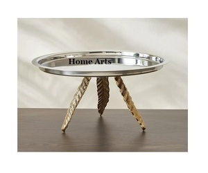 Soporte de hierro y madera para pasteles, forma redonda, tamaño personalizado, soporte para dulces y pasteles de fabricante en India - Product Image 4