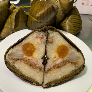 Torta di riso glutinoso piramidale piccola piramide congelata con riempimento salato dal fornitore vietnamita - Product Image 2