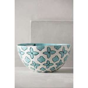 Bol imprimé en émail à motifs floraux Bols de service légers en métal Artisanat Accessoires de cuisine Bol à pouding pour laver les fruits - Product Image 6