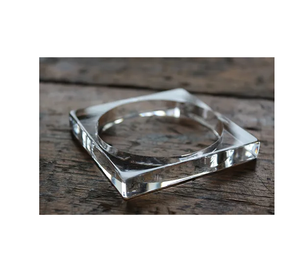 Brazalete de acrílico de diseño trenzado, brazalete de acrílico geométrico de compromiso más vendido, aspecto increíble, superventas - Product Image 3