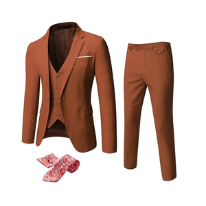 สูทแต่งงาน3ชิ้นสูทธุรกิจแบบทางการแฟชั่นใหม่ - Product Image 4