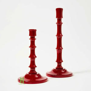 Élégant Laque Ovale Fait Main Écologique Bougeoirs Noël Décoration de la Maison Léger Luxe Style Vietnam Grossiste - Product Image 6