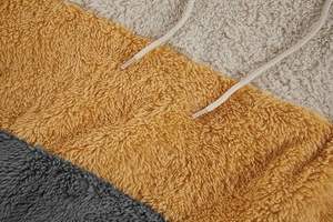 Sweat à capuche en polaire épais et chaud pour hommes, avec doublure en fourrure, mode Sharpa, respirant, grande taille, élégant - Product Image 3