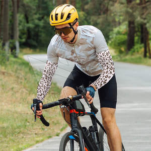 Custom Logo New Style Seamless Cycling <b>Arm</b> <b>Sleeves</b> Protective Sports Baseball for Summer Motorcycle Riding Made Silk Spandex - Product Image 4