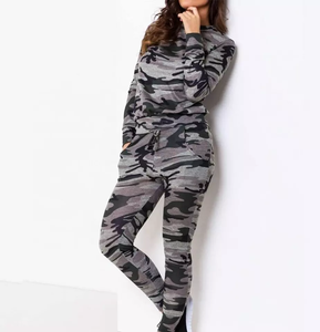 Chándal de manga larga con capucha para mujer, chándal de entrenamiento de la mejor calidad, novedad, 2 unidades - Product Image 5