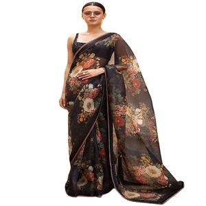Diseñador pesado fiesta saris - Product Image 1