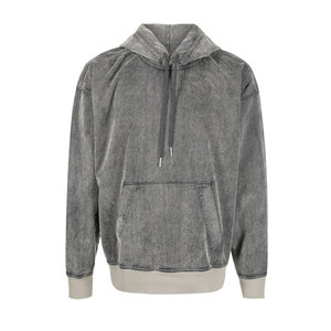 Sweat à capuche avec impression de logo et lavage à l'acide OEM Sweat à capuche personnalisé pour hommes Streetwear - Product Image 1