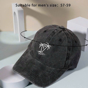 Waterproof 6 Panels Baseball <b>Hat</b> <b>for</b> <b>Men</b> OEM Custom Patch Logo Adjustable All Fabric Cotton Made in Vietnam - Product Image 2