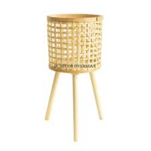 Pots de fleurs et jardinière à texture fantaisie unique en aluminium moulé argent brillant poli pour la décoration de la maison et du bureau d'Inde - Product Image 3