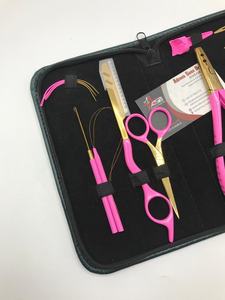 ชุดเครื่องมือต่อผมสแตนเลสสีชมพูและสีทองชุดเครื่องมือใช้ซ้ำได้ขายส่ง - Product Image 2