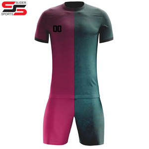 Uniforme de fútbol de color púrpura personalizado para hombres, kits de uniformes de fútbol, uniformes de fútbol transpirables de alta calidad, conjunto de equipo - Product Image 1