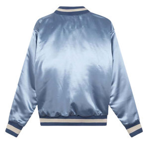 Nouveau blouson d'aviateur en satin à manches longues pour femmes de style respirant OEM/blouson d'aviateur en satin avec logo personnalisé vêtements pour femmes 2024 - Product Image 2