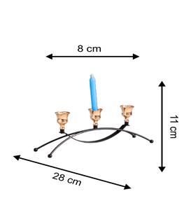 Bougeoir lumineux gracieux anniversaire fiançailles fêtes d'anniversaire décoration élégant chandelier support prix bon marché - Product Image 6