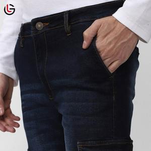 กางเกงยีนส์ผู้ชายดีไซน์ล่าสุด สไตล์วินเทจหวาน ทอลายกอธิค ปักลาย  ผ้าเนื้อแน่น ระบายอากาศได้ดี คุณภาพพรีเมียม พร้อมบริการ OEM - Product Image 6