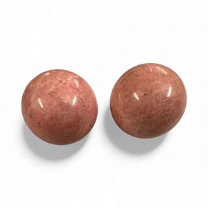 Esferas de cristal de thulita Rosa natural al por mayor | Bolas de piedra curativa pulidas a mano para energía de amor, Reiki y decoración del hogar - Product Image 3